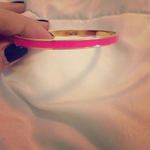 Fun and flirty pink/gold Kate Spade bracelet