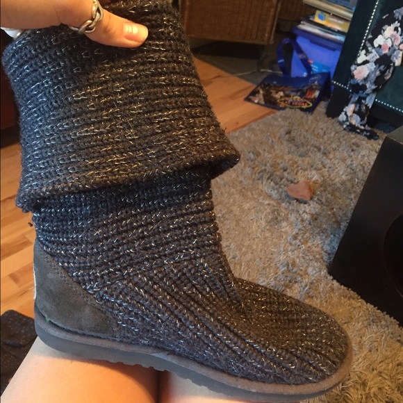 Gray Ugg Boots Size 6