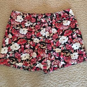 White House black market floral shorts