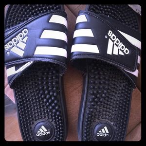 Adidas sip on sandals worn twice