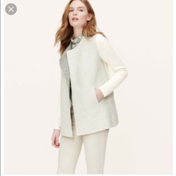 ISO LOFT Merino wool sweater jacket