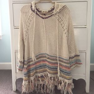 FREE PEOPLE HOODED SWEATER