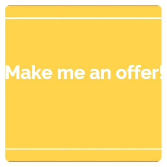 Reasonable offers welcomed!!