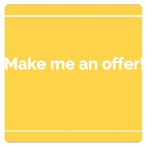 Reasonable offers welcomed!!