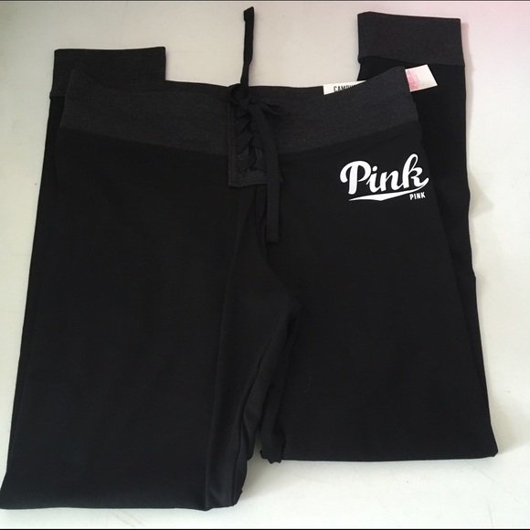 Victorias Secret Pink Campus Yoga Pants NWT - Picture 3 of 3
