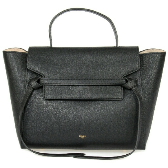 Celine Belt Bag | Black Grained Leather | Medium
