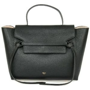 Celine Belt Bag | Black Grained Leather | Medium