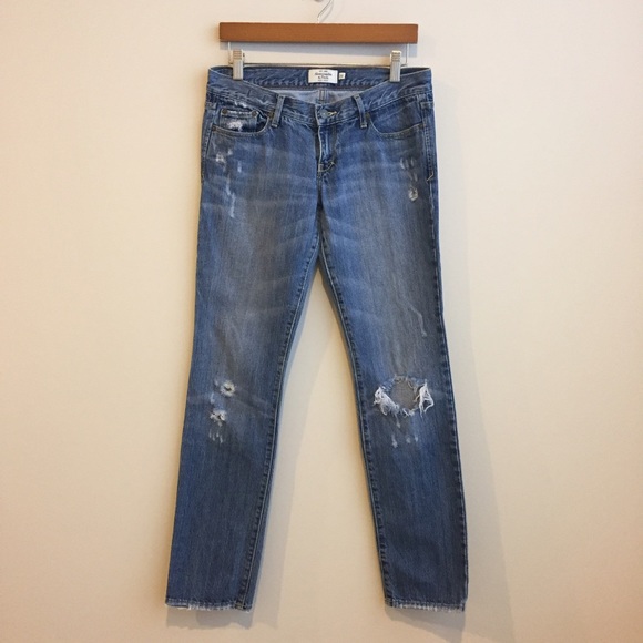 Abercrombie & Fitch Erin Skinny Destroyed Jeans