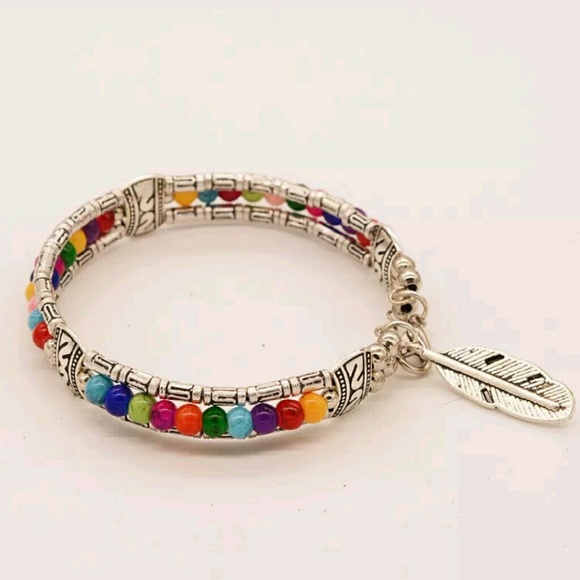 kkaarreenn Jewelry - Boho beaded bangle bracelet