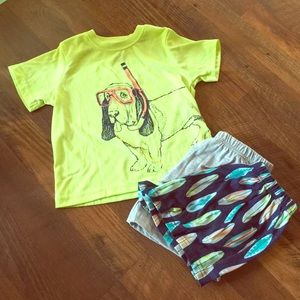 3-piece boy toddler pajama set