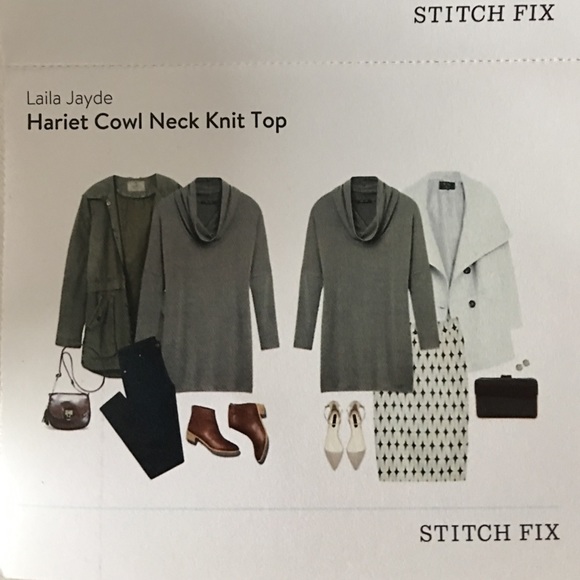 Harriet cowl neck knit top
