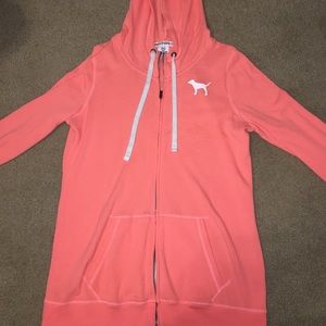 Victoria Secret bright orange Pink jacket