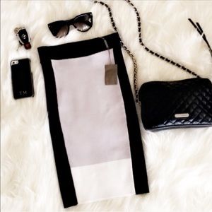 HALSTON Bandage Midi Skirt 🌸♠️