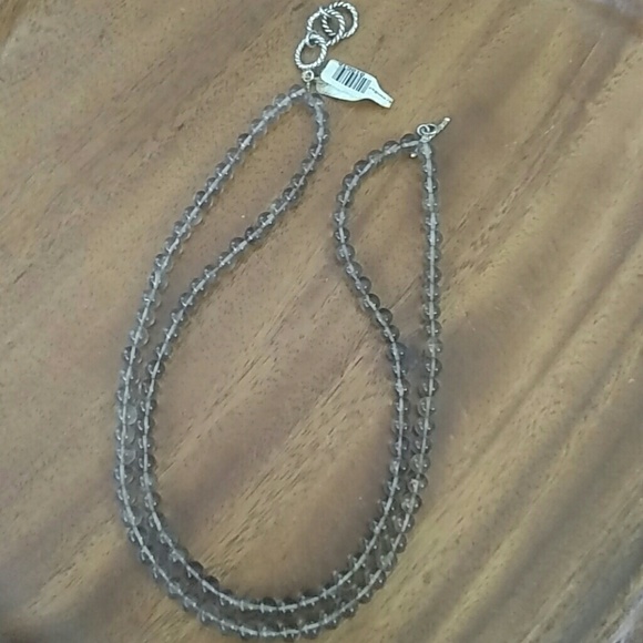 NWT 925 Double strand bead necklace