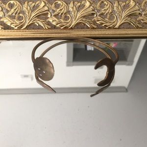 Full Moon and Crescent Moon Adjustable Cuff