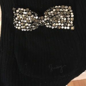 Long Juicy sparkly bow scarf