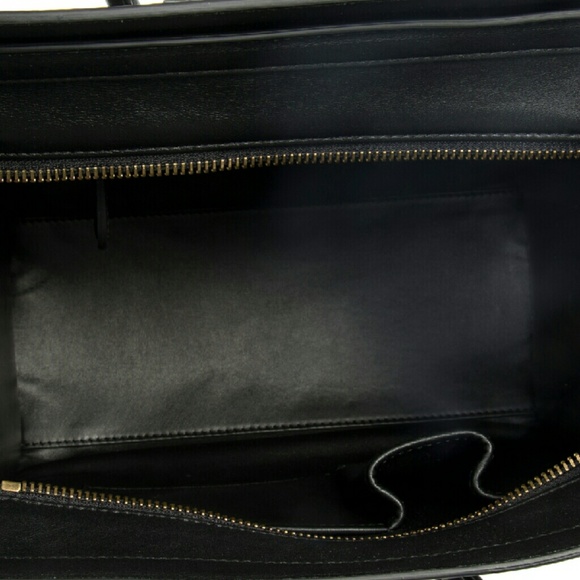 Celine Micro Emerald Green Python Black Leather - Picture 3 of 4