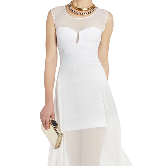 BCBG sheer dress