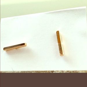 🎁Gold bar earrings