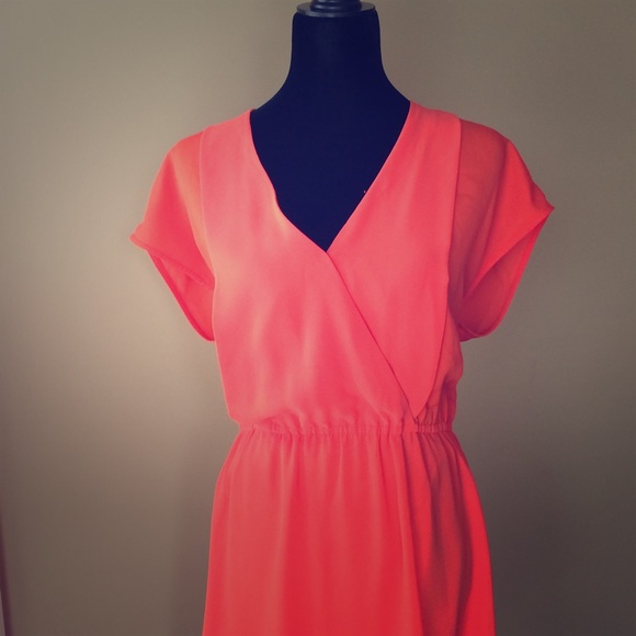 Orange summer dress