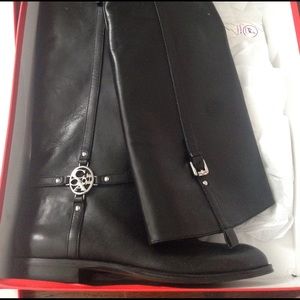 Coach Mulan calf leather boots