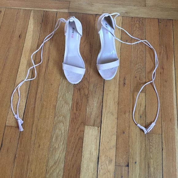 Wedge, strap up sandals