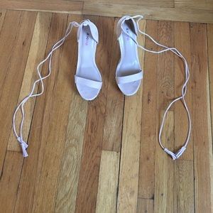 Wedge, strap up sandals