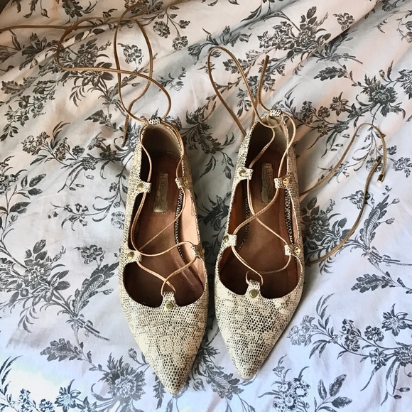 Nordstrom Halogen lace up flats