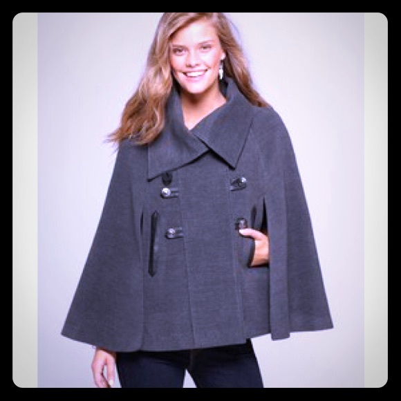 Jou Jou Jackets & Blazers - ‼️SALE‼️NWOT Jou Jou Wool Cape Beautiful and warm!