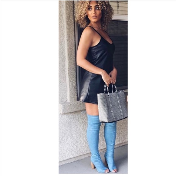 Denim blue thigh high💕 - Picture 4 of 4