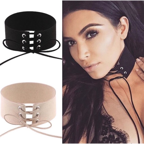 NWT Black corset choker - Picture 1 of 4