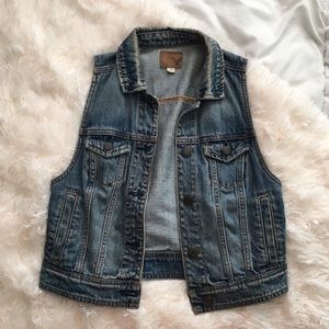 American eagle outfitters denim vest