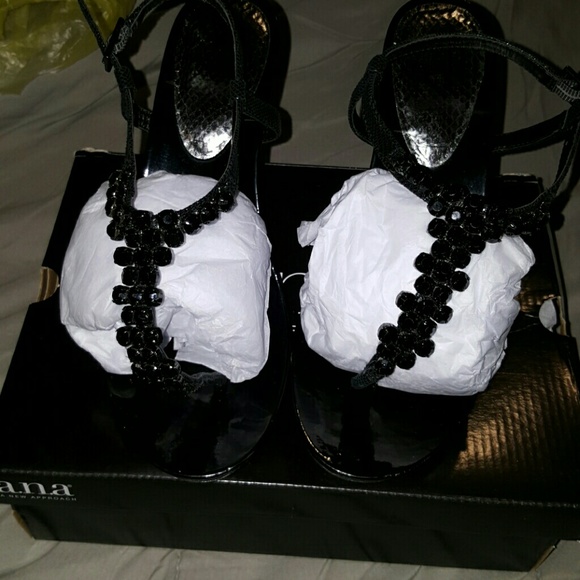 Shiny Bedazzled Wedge