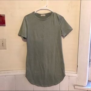 Felt Tshirt Dress