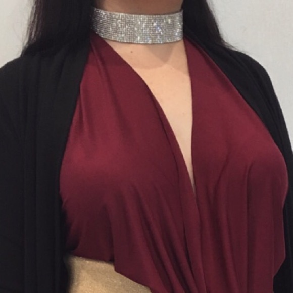 🎉🎉 RESTOCKED! Blinged out sexy diamond choker. - Picture 4 of 7