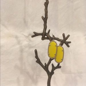 Elle earrings- Kendra Scott, yellow