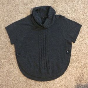 The Limited Cowl Neck Poncho Sweater