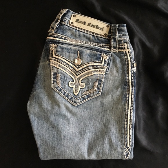 Rock revival slim flare jeans