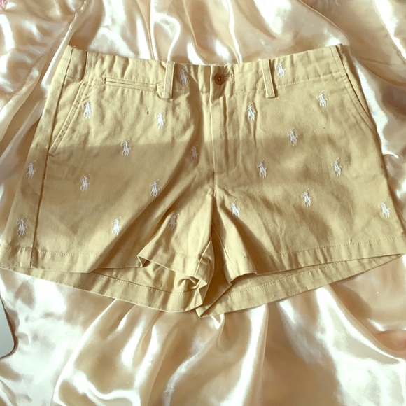 Ralph Lauren logo pattern shorts