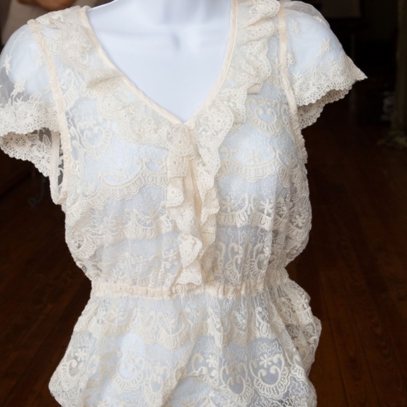 Lace forever 21 top