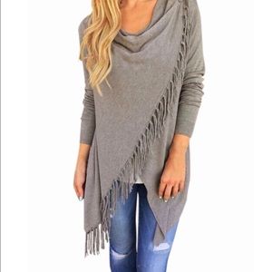 Long sleeve fringe wrap‼️SOLD ON OTHER SITE‼️