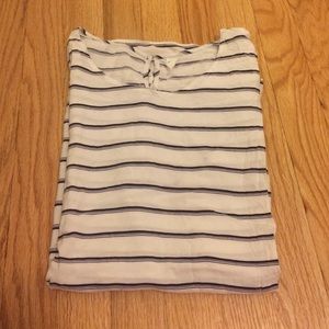 Striped short sleeve top Size:M