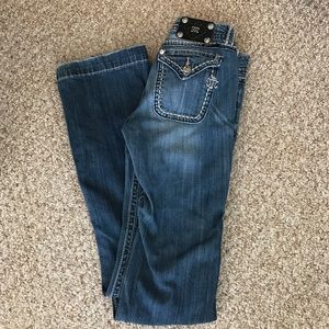 Miss Me Wide Leg Jeans size 28, length 31