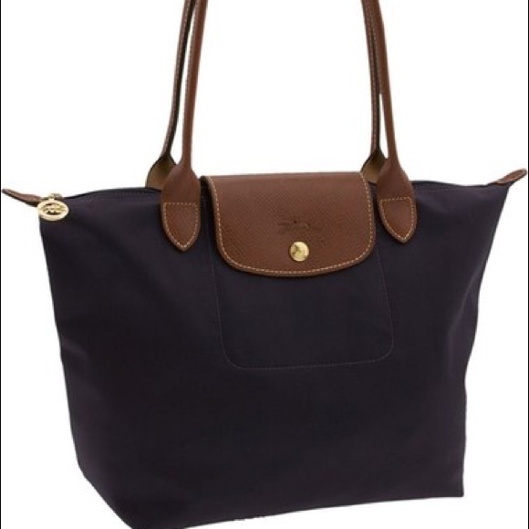 Longchamp Le Pilage Tote Small Size Bilberry