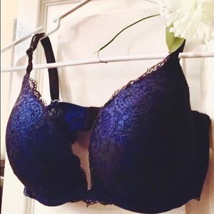 Blue/black Victoria Secret Very Sexy Push-up 34Dd