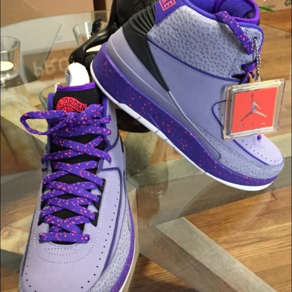 Nike Jordan II retro iron purple men's size 7.5