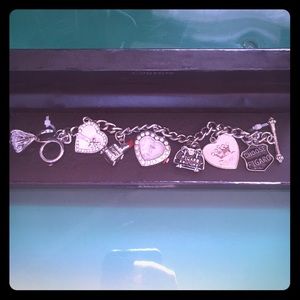 Watch charm bracelet