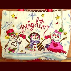 Brighton Christmas tote bag
