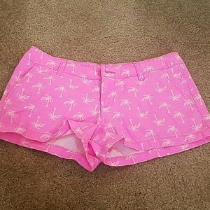 Hot Pink Jean Shorts