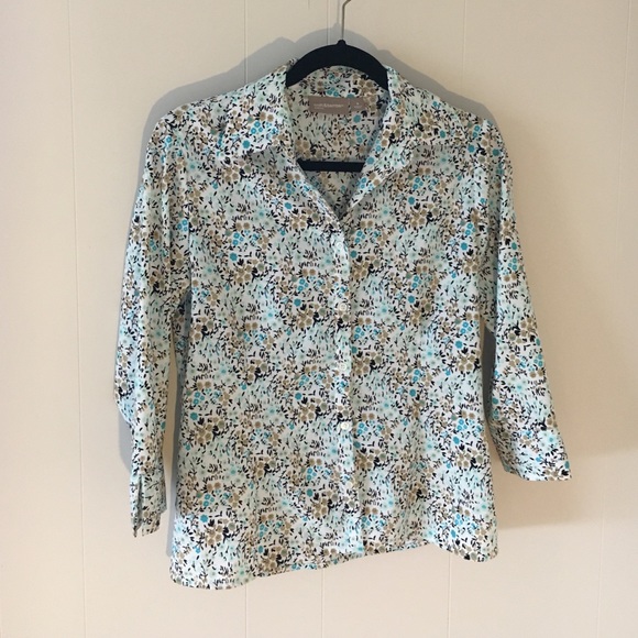 Croft and barrow 3/4 Sleeve Blouse